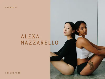 New Logo Wordmark for Alexa Mazzarello branding design editorial editorial design layout layout design logo photographer photography photography logo sans serif type typography wordmark