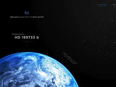 little zoom dark exoplanet webdesign