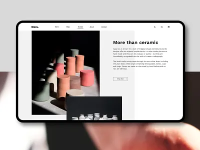 Deru / Brand product after effects blog design ecommerce app ecommerce shop identity parallax ui ux web website