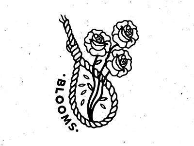 Blooms art artwork badge design commission design drawing freelancer graphic design graphic designer illustration illustrator logo merch design shirt design vector