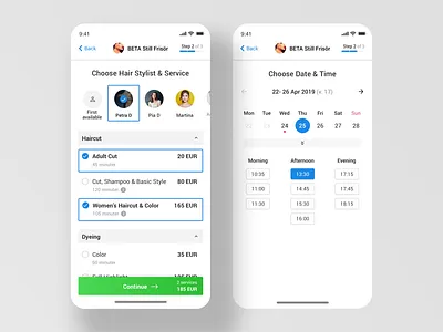 Salon Online Booking - Multi Services booking hairstyle hairstyle app lifestyle lifestyle app mobile app multi services online booking salon salon app salon booking salon services