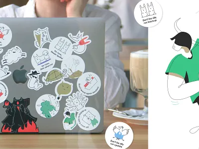 Yak: side character and stickers 2fa account recover applications control auto save backup catdog hare icons iconset open sessions phishing sign in sign in notification sticker stickers two factor authentication yak