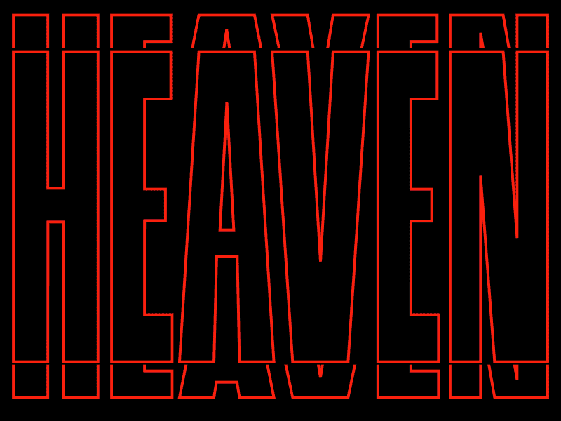 * Heaven Starts Here * design kinetic type kinetic typography motiongraphics