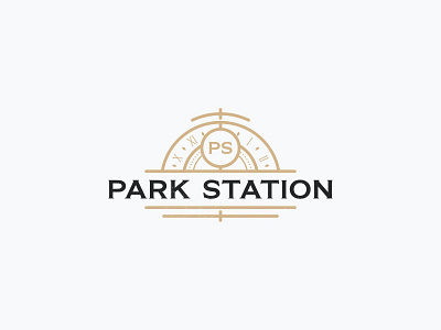 Park Station classic community flat logo luxury mature park station urban