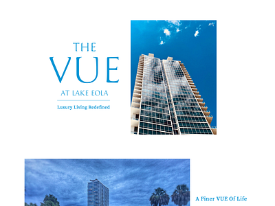 The Vue At Lake Eola branding design uiux ux web web design web development website