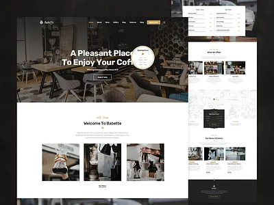 Babette Cafe bakery cafe cafeteria coffee opentable parallax pizza responsive restaurant restaurant food restaurant menu restaurant recipes restaurant reservation restaurant shop restaurant wordpress theme web design