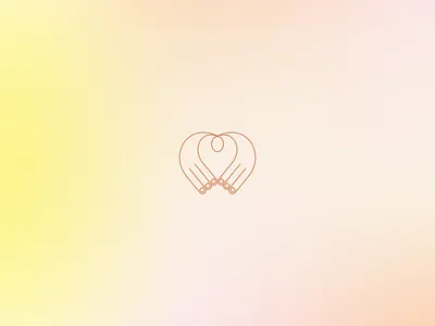 Healed with Heart Icon branding branding design clean hands heart icon logo logomark logomarks massage