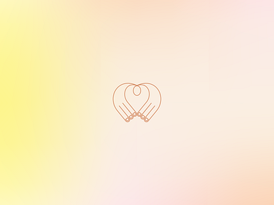 Healed with Heart Icon branding branding design clean hands heart icon logo logomark logomarks massage