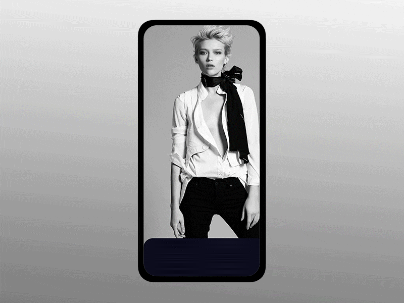 Minimal fashion eCommerce App UI Design - 👗 aftereffects android animation app cart clean dark ecommerce figma gradient illustration interaction ios iphone logo minimal mobile principle ui web