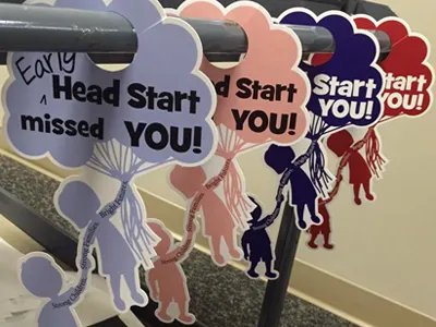Head Start/Early Head Start Door Hangers creative wisdom design non profit vector