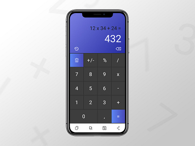 Calculator Dailyui #004 calculate calculator calculator app calculator ui dailyui 004 ui ux