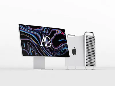 2019 Mac Pro Mockup apple desktop free mac pro mockup psd realistic