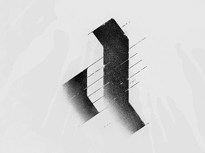 Black Letter 'a' Experiment black blackletter grey letter photoshop