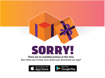 Sorry! 2d 404 404page appstore design download error flat illustration google play gradient illustration illustration art illustrator isometric vector web web design website