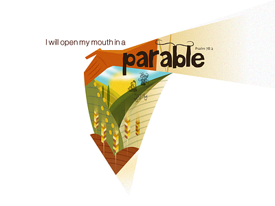 Sower Parable bible god illustration jesus christ parable sower typography