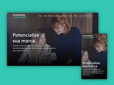 Universidade do E-commerce - redesign e learning ecommerce rebranding redesign redesigned