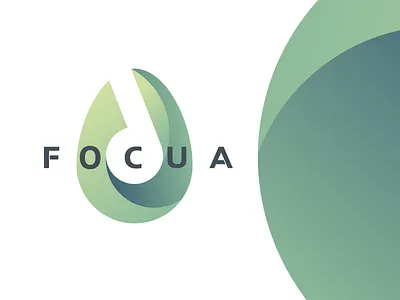 Logo design - not used brand identity gradient green investigation laboratory logo logo design mobius shadow