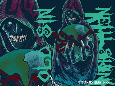 Old Sin, New Skin artwork cover artwork dark illustration merch metal metalcore musician skeleton skull zombie