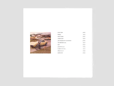 Album Cover #002 [back] album album artwork album cover branding concept cover design illustration logo typography vector