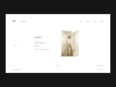 Florence Delacruz blog branding concept design fashion grid interface photo photography typography ui ux web web design webdesign website