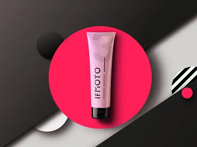 IFMOTO NATURAL SKINCARE PACKAGING DESIGN box art branding cosmetic design graphic packaging product design skincare tube typography