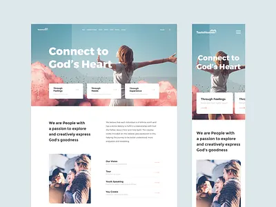 #6 - TasteHeaven behance branding clean design flat god homepage jesus minimal minimalism poem religion ui ux webpage website white