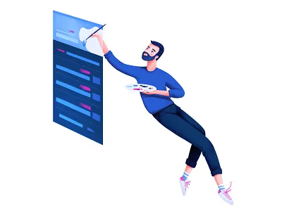 illustration for Gazprombank charachter design characterdesign design illustration