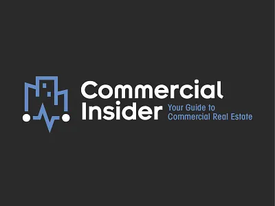 Commercial Insider Logo buildings logo real estate branding real estate logo