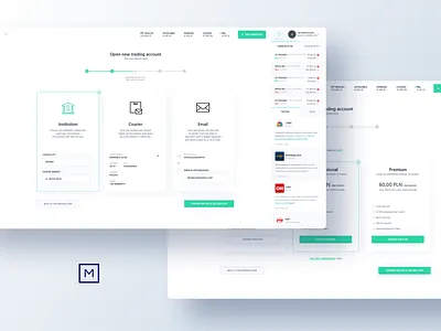 Asseco ePromak Next - web app 3 bank app banking dashboard financial app interface investing investment trading trading platform ui ui design ux ux design ux ui uxui