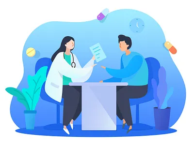 02 doctors illustration patients