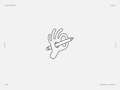 Personal brand brand branding design hand illustration lineart logo minimal personal brand personal logo simplicity vector vectors