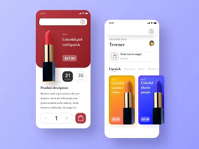 Shopping mall app | Daily UI practice ui ux 应用 设计