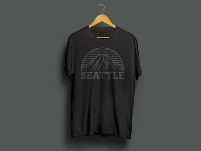 Seattle Mountain Shirt apparel design branding design graphic design graphic design logo t shirt t shirt design vector