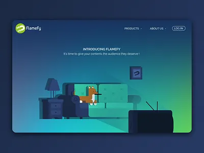 Audience engagement platform - Landing page illustration landing page marketing ui vector illustration