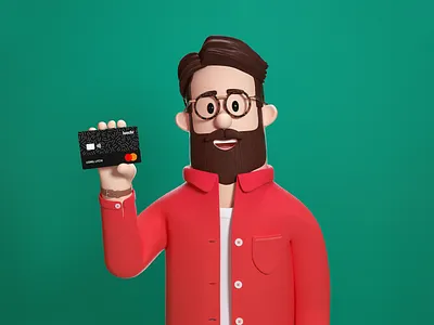 Lunchr Character : Paulo 3d c4d character character design illustration