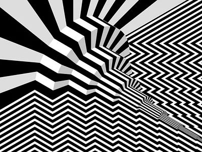 Disco Spacer Mix colour doodle graphic design illustrator line art norway op art optical illusion pattern poster psychedelic shape vector visual