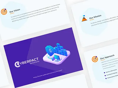 Cyberpact Presentation brand branding cyberpact cybersecurity design designer dribbble identity illustraion interaction design logo present presentation design presentation layout presentation template ui ux vector visual design visualdesign