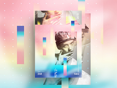 J’Adior. adobe art collage collageart color gradient gradient design illustration love photoshop poster posterdesign retro surreal swiss texture type typography vector