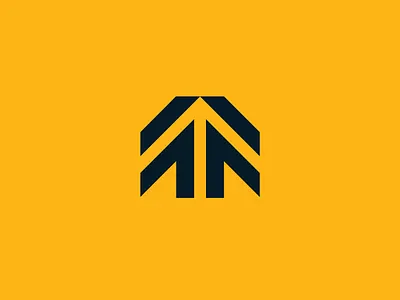 Aptible Mark arrow branding branding design focuslab geometry grid logo logodesign logotype mark vector yellow