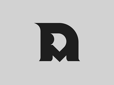 DM — Monogram branding design flat identity illustrator lettering logo logo a day minimal mockup monogram monogram logo type typography vector
