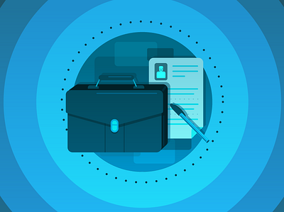 Office Work blue illustration illustrator job office vector work workspace