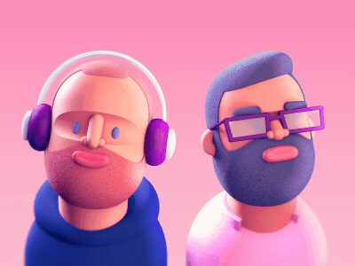 Cub Studio animated animation c4d characters gif
