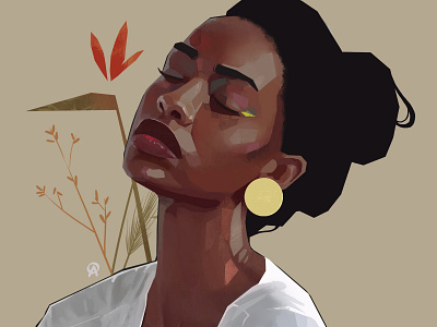 Study that became art character digital painting editorial graphic design illustration nature photoshop texture
