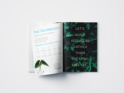 Product booklet air quality booklet booklet design booklets brand brand identity branding brochure brochure design design disease motivation motivational product technology wellness