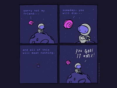my new comic ai alexandastro astronaut branding comic cosmos design illustration procreate sentient sketching space universe webcomic