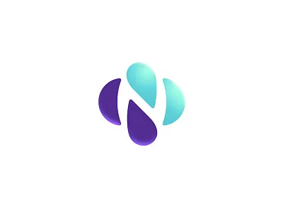 N letter logo aqua buy color colorfull design drops forsale gradient letter logo logotype n negative online purple ready sale space unique volume