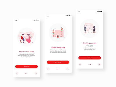 Onboarding Screen Design app iphone xs onboarding onboarding screens onboarding ui red ui user experince design user inteface design ux