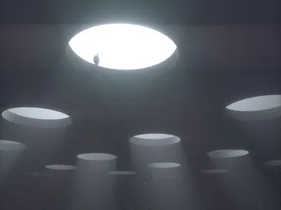 Above 3d abstract black c4d clean color dark design graphic illustration iso isometric light logo minimal pure symbol vector