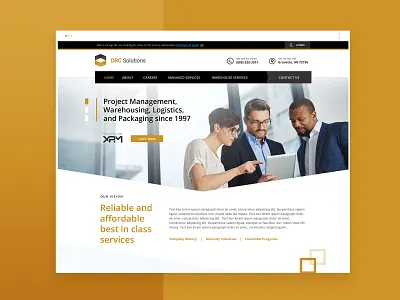 Web Design For Warehousing And Logistic Company b2b b2b landing page b2b web design b2b website best dribbble clean website corporate website creative web design dribbble best shot finance website fintech website landing page landingpage logistic company minimalist website modern website professional website project management app tech company web agency