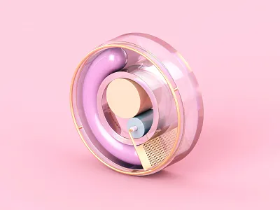 Q 36 days of type 3d abstract c4d candy color design fun gold golden isometric letter plastic